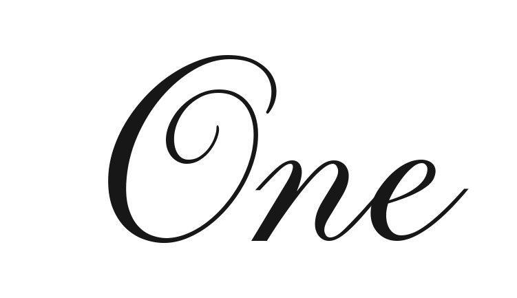One